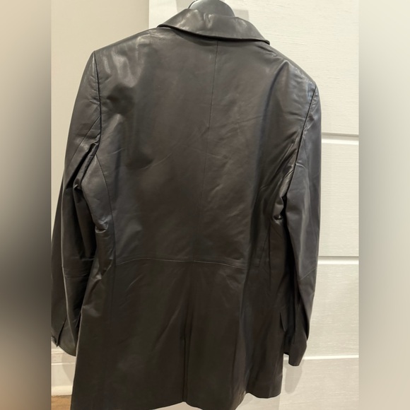 NWT Rag & Bone Charles Black Leather Blazer Jacket sz 6 - Picture 11 of 13